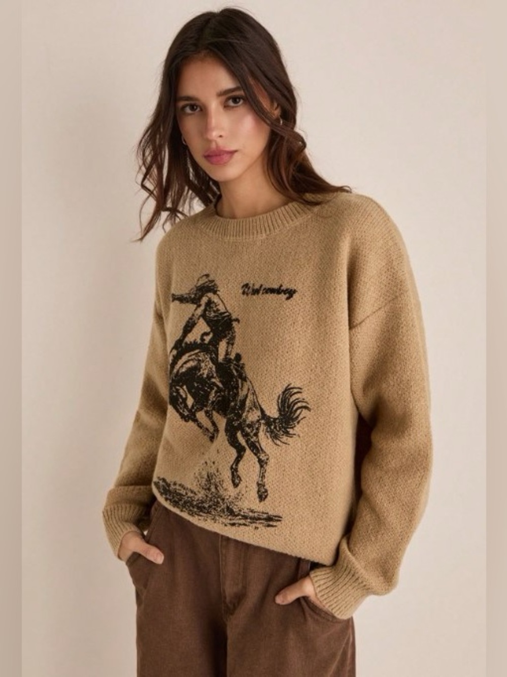 Oversized cowboy sweater size XL